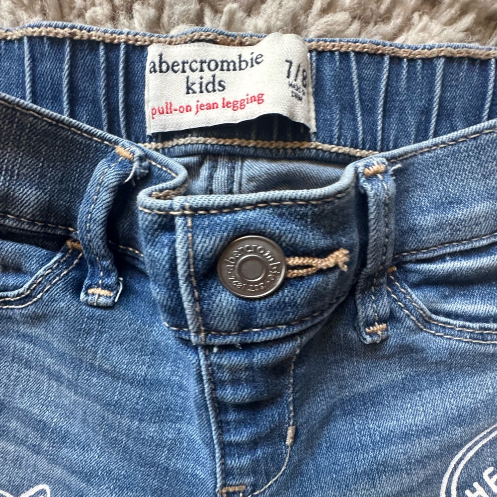 Abercrombie Kids Blue Skinny Jeans Modern Style - Picture 4 of 6